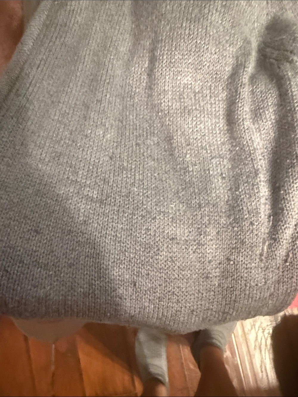 Caslon Light Gray Open-Knit Sweater - Picture 8 of 8